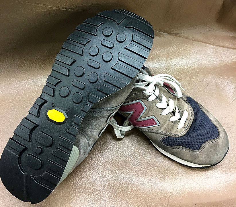 New Balance1400 靴職人がスニーカー修理をやってみた 事例ブログ 靴専科