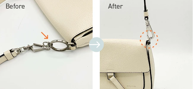 金具交換のBefore/After