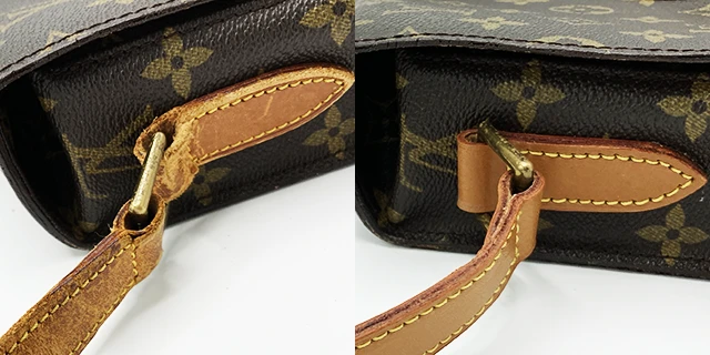 LOUIS VUITTON（ルイ・ヴィトン）サンクルーのバッグ・鞄・財布修理のBefore/After