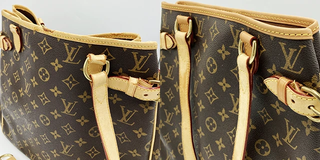 LOUIS VUITTON（ルイ・ヴィトン）バティニョール ヴェルティカルのバッグ・鞄・財布修理のBefore/After