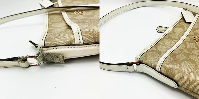 COACH (コーチ)シグネチャーのバッグ・鞄・財布修理のBefore/After