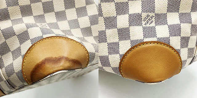 LOUIS VUITTON(ルイ・ヴィトン)ダミエアズール ハムステッドMMのバッグ・鞄・財布修理のBefore/After