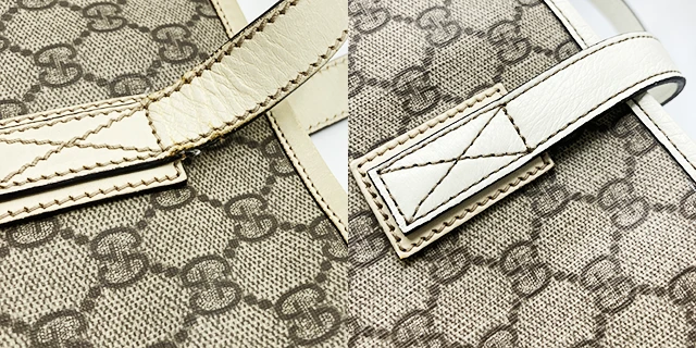 GUCCI (グッチ)GGスプリームのバッグ・鞄・財布修理のBefore/After