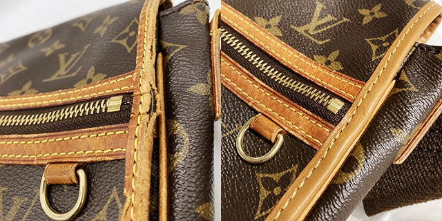LOUIS VUITTON(ルイ・ヴィトン)メッセンジャーGM ボスフォールのバッグ・鞄・財布修理のBefore/After