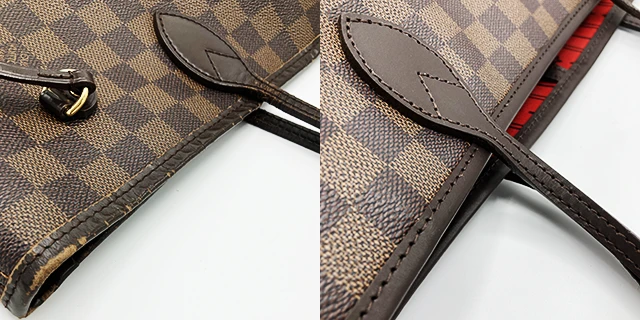 LOUIS VUITTON(ルイ・ヴィトン)ネヴァーフルPMのバッグ・鞄・財布修理のBefore/After