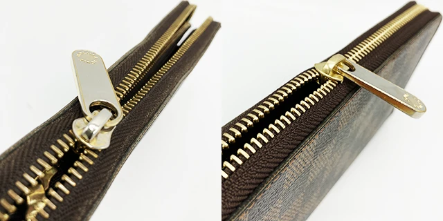LOUIS VUITTON(ルイ・ヴィトン)ジッピーのバッグ・鞄・財布修理のBefore/After