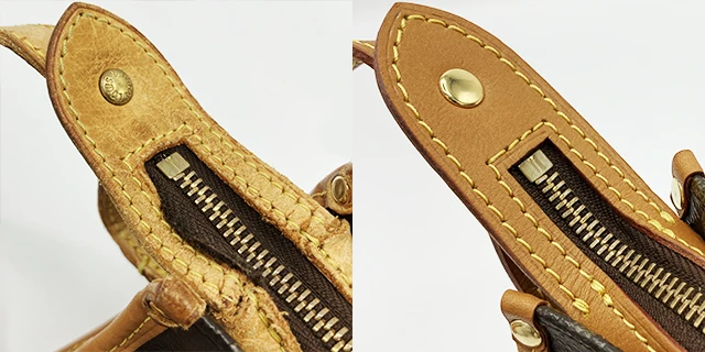 LOUIS VUITTON(ルイ・ヴィトン)ポパンクール ロンのバッグ・鞄・財布修理のBefore/After