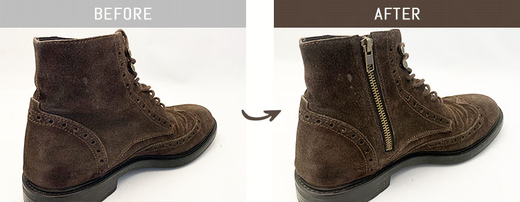 ファスナー新規作成のBEFORE/AFTER