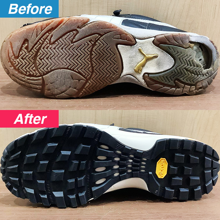 スニーカー（プーマ）修理（オールソール）