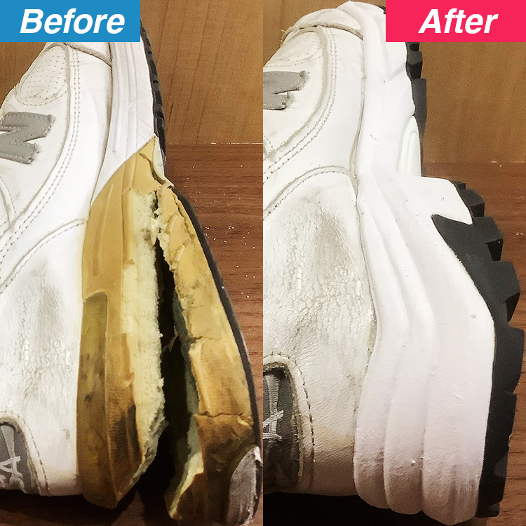 スニーカー（ニューバランス）修理（オールソール）