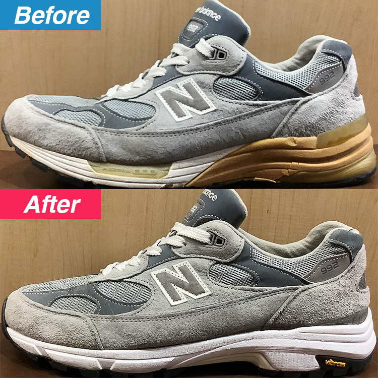 スニーカー（ニューバランス）修理（オールソール）
