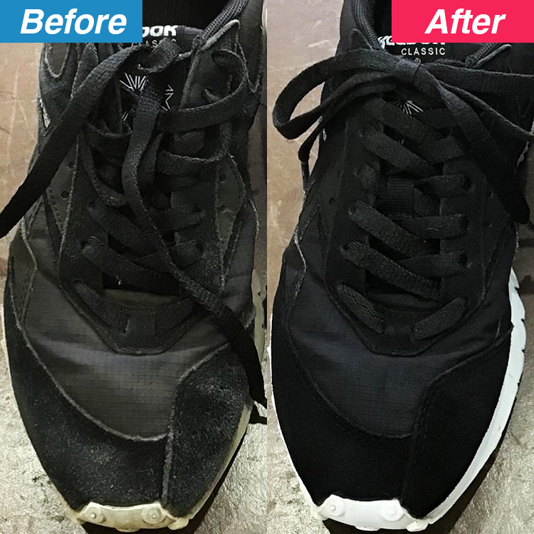 スニーカー（リーボック）クリーニング・補色