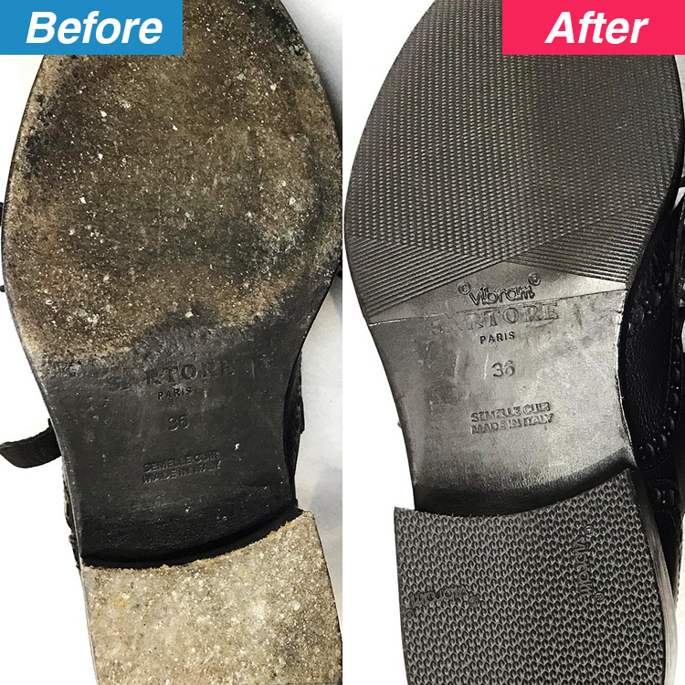 靴修理のBefore/After