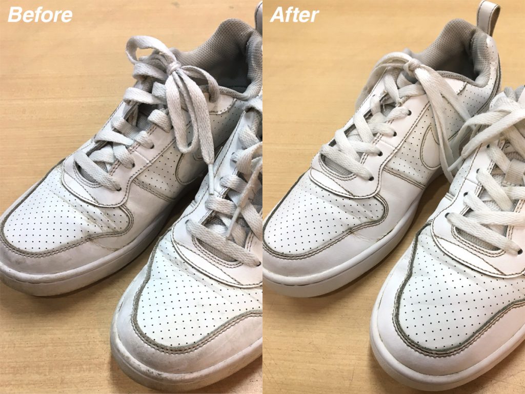 レザーの白スニーカーをお手入れして清潔感のある足元をキープ!