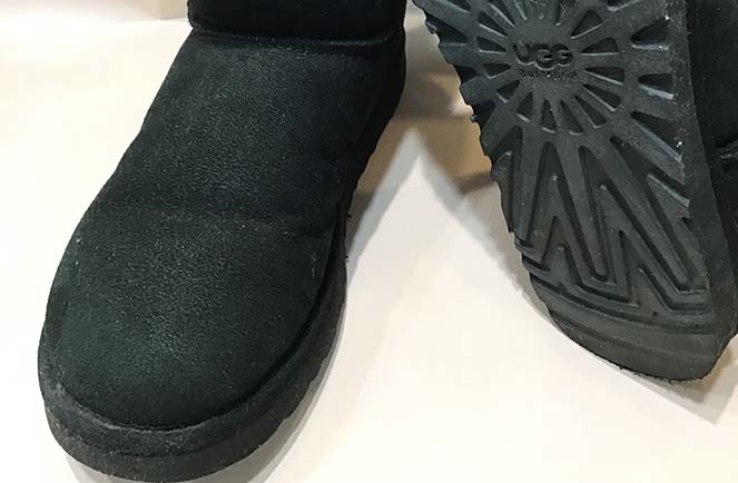 UGG(アグ)のムートンブーツを雪道でも滑りにくくする靴修理